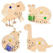 Набор бизибордов - Веселый зверинец