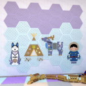 Набор Север (4 бизиборда и настенные панели Соты)