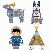 Набор бизибордов - Северная сказка