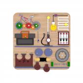 Бизиборд «Гараж»