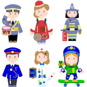 Набор бизибордов - Профессии