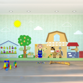 Декоративно-развивающая панель - Сад-огород