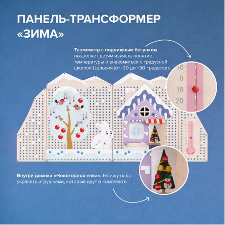 Многофункциональная панель-трансформер - Времена года (Сезон Зима)