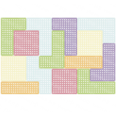 Настенные панели «Тетрис» 14 штук