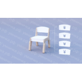 Стульчик детский Зефирка (Высококачественная фанера)