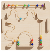 Модуль для развития запястья с движением по проволоке