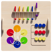 Настенный модуль для изучения цветов