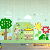 Декоративно-развивающая панель Пасека