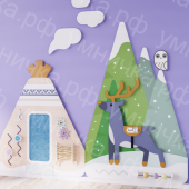 Декоративно-развивающая панель - Северный край