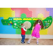 Тактильно-развивающая панель «Крокодильчик Дилли» 