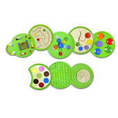 Тактильно-развивающая панель «Гусеница Жужа»