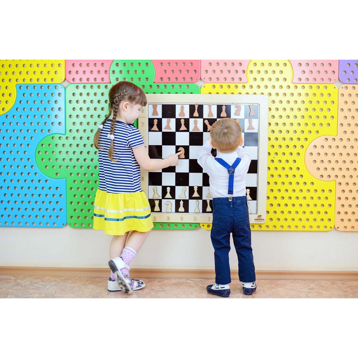 Настенная игра 2 в 1 Шашки + шахматы: купить бизиборды для детских ...