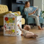 Бизиборд 40х60 см, Белый