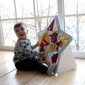 Бизиборд Звезда Голубая