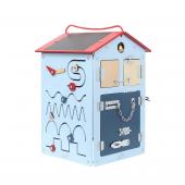 Бизиборд Занятный Дом - Лазурный 40х60 см