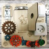 Развивающая доска Бизиборд "Классический" 24х24 см