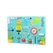 Бизиборд Мега 120х80 см бирюзовый Мега