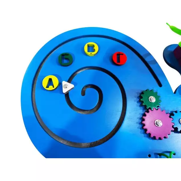 Бизиборд Добродушная улитка