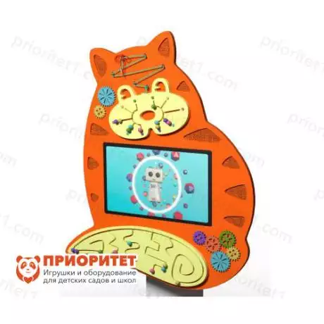 Интерактивный сенсорный бизиборд Котик 24 (0-6 лет)