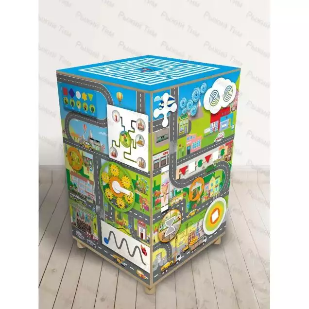 Дидактическая Бизи-тумба Изучаем правила дорожного движения