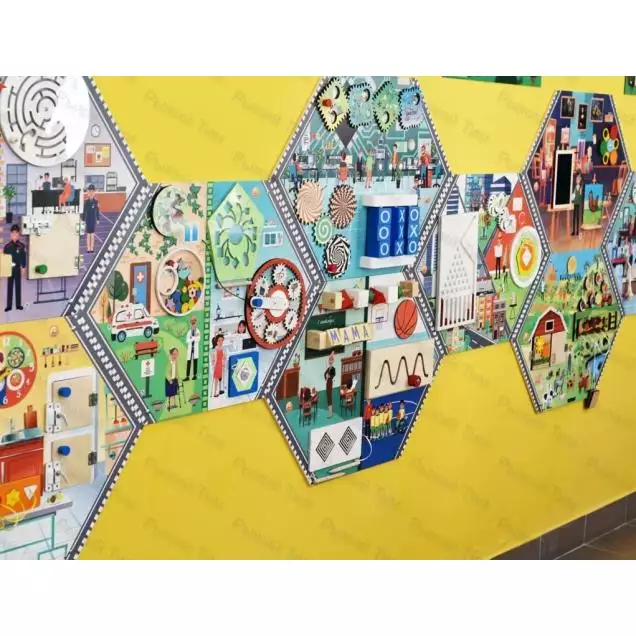 Комплект дидактических настенных панелей / Бизибордов Изучаем професии