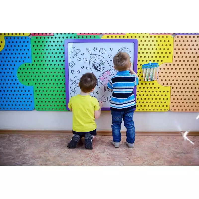 Настенный модуль «Раскраска - 50х50» фото