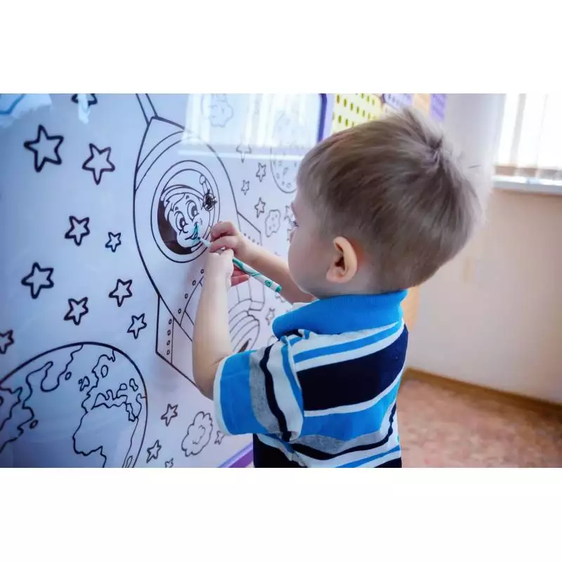 Настенный модуль «Раскраска - 50х50» фото